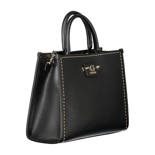 Bolso de mano para mujer de polietileno negro