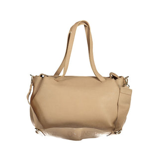 Beige Polyethylen-Handtasche