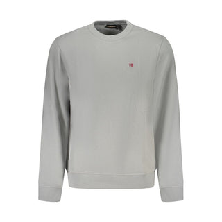 Graues Herren-Sweatshirt aus Baumwolle