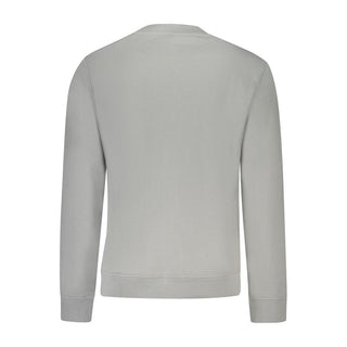 Graues Herren-Sweatshirt aus Baumwolle