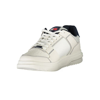 Blue Polyurethane Men Sneaker