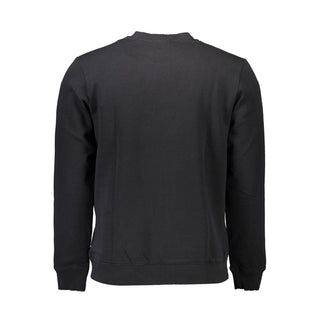 Sudadera para hombre de algodón negro