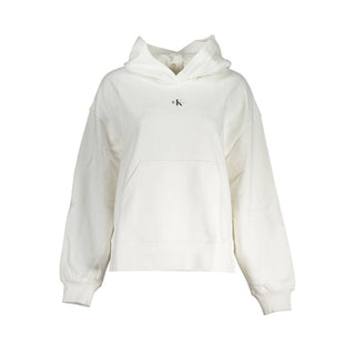 Weißer Damenpullover aus Baumwolle