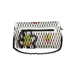 White Polyurethane Women Handbag