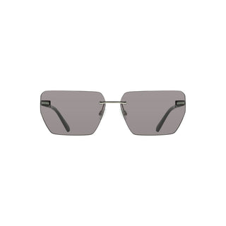 Gafas de sol para hombre de metal plateado  