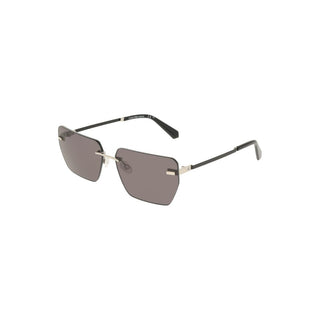 Gafas de sol para hombre de metal plateado  