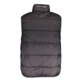 Chaleco para hombre de poliamida negra