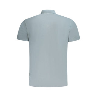 Polo de algodón gris para hombre