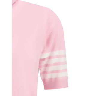 Mehrfarbiger Rollkragenpullover aus Polyamid