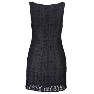 Schwarzes Damenkleid aus Polyester