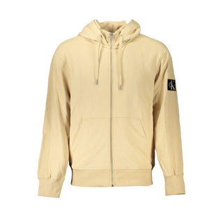 Suéter beige de algodón para hombre