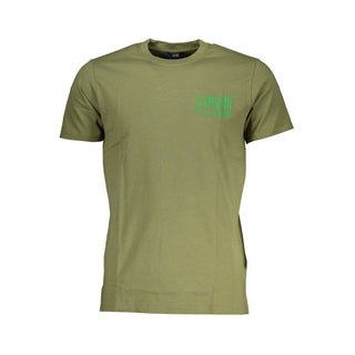 Grünes Baumwoll-Herren-T-Shirt