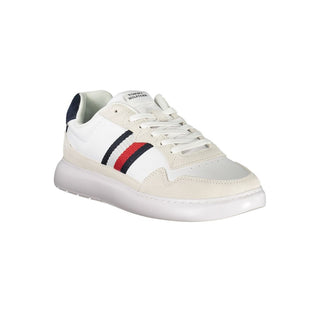 Herren-Sneaker aus weißem Polyurethan