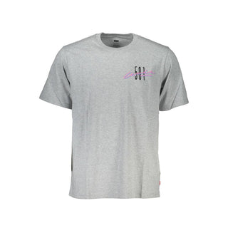 Grigio Cotton Men T-Shirt