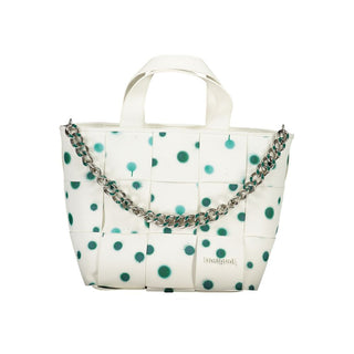 Bianco Polyurethan Damenhandtasche