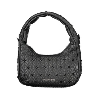 Schwarze Polyester-Handtasche