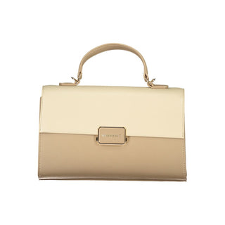 Beige Polyurethan-Damentasche