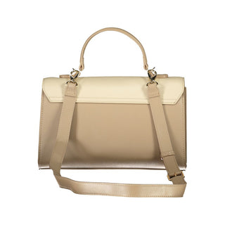 Beige Polyurethan-Damentasche