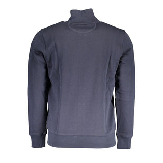 Sudadera azul de algodón para hombre