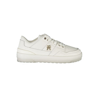 Weiße Leder-Sneaker für Damen