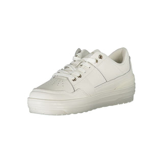 Zapatillas blancas de cuero para mujer