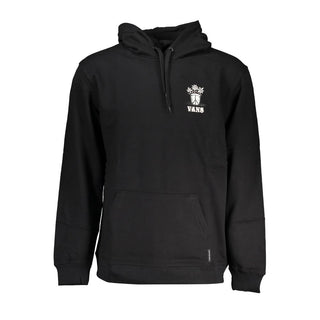 Schwarzes Kapuzen-Sweatshirt für Herren aus Baumwolle