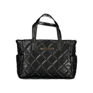 Bolso de mujer de poliuretano negro