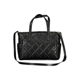 Bolso de mujer de poliuretano negro