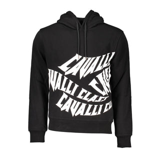 Sudadera de algodón negra para hombre