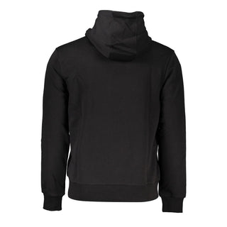Sudadera de algodón negra para hombre