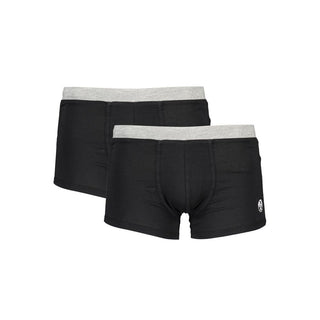 Schwarze Boxershorts aus Baumwolle für Herren