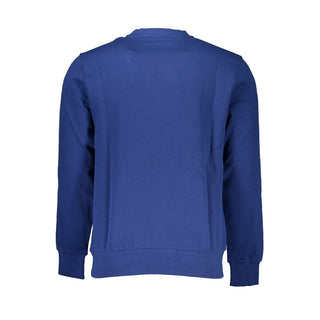 Blaues Baumwoll-Sweatshirt für Herren