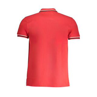 Rotes Baumwoll-Polohemd für Herren
