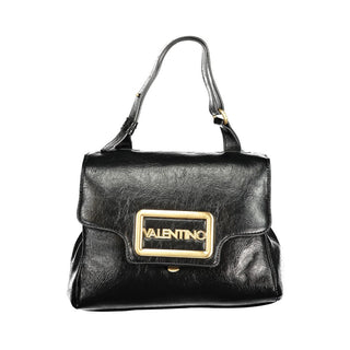 Nero Poliuretano Women Bag With Adjustable Handle