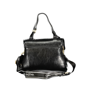 Nero Poliuretano Women Bag With Adjustable Handle
