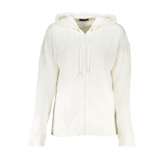 White Cotton Women's Hoodie