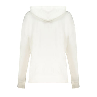 White Cotton Women's Hoodie