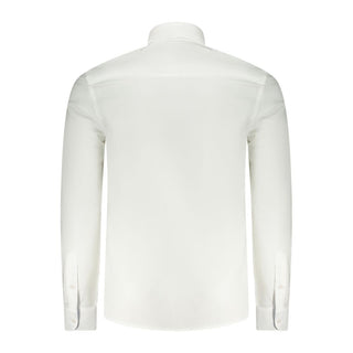 White Cotton Men's Shirt