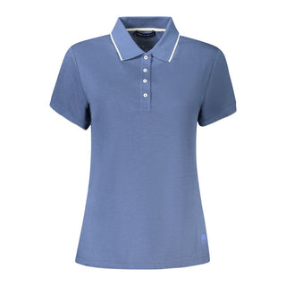Camisa Polo para Mujer de Modal Azul