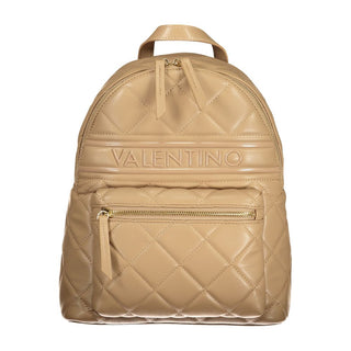 Beige Poliuretano Womens Backpack