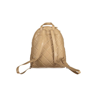 Beige Poliuretano Womens Backpack