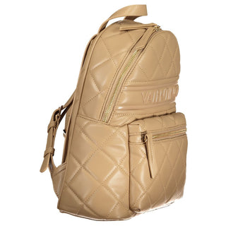 Beige Poliuretano Womens Backpack