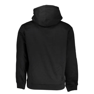 Schwarzes Polyester-Herren-Sweatshirt