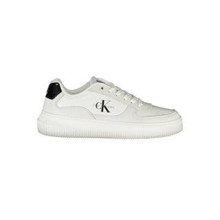 Zapatillas blancas de cuero para mujer