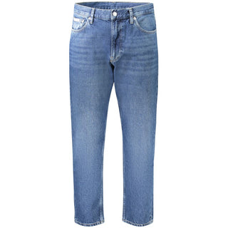 Jeans para hombre de algodón azul