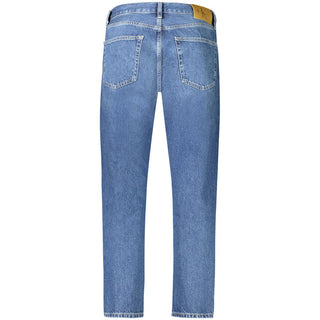 Jeans para hombre de algodón azul