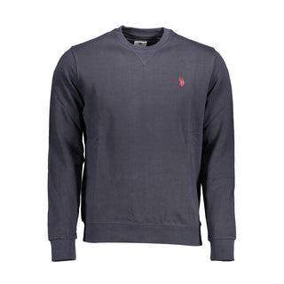 Blue Cotton Men's Sweatshirt