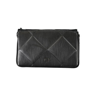 Schwarze Polyester-Umhängetasche für Damen