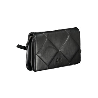 Schwarze Polyester-Umhängetasche für Damen