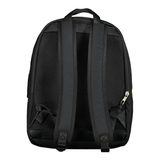 Schwarzer Herrenrucksack aus Polyester